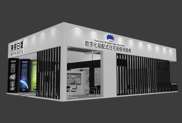 东易日盛展台效果图